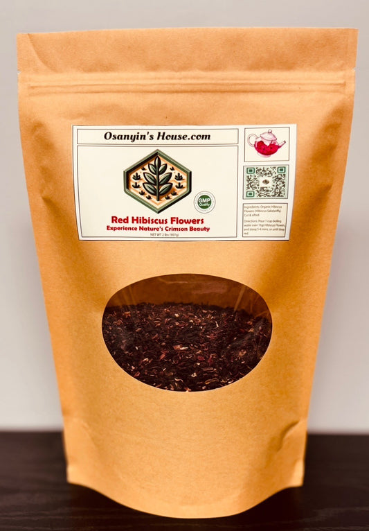 1 LB Cut and Sifted Loose Leaf Red Hibiscus Tea